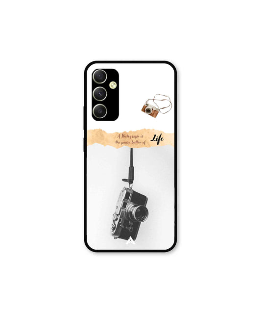 Photograph of life Metal Back Cover Phone Case for Samsung Galaxy A34 5G