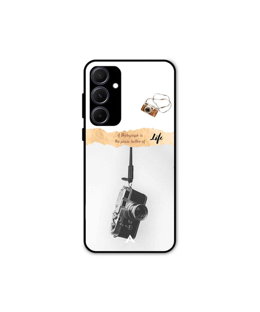 Photograph of life Metal Back Cover Phone Case for Samsung Galaxy A35