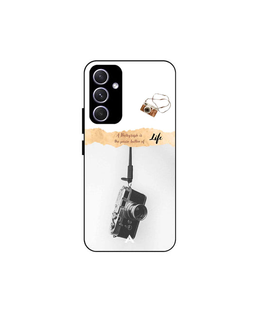 Photograph of life Metal Back Cover Phone Case for Samsung Galaxy A54