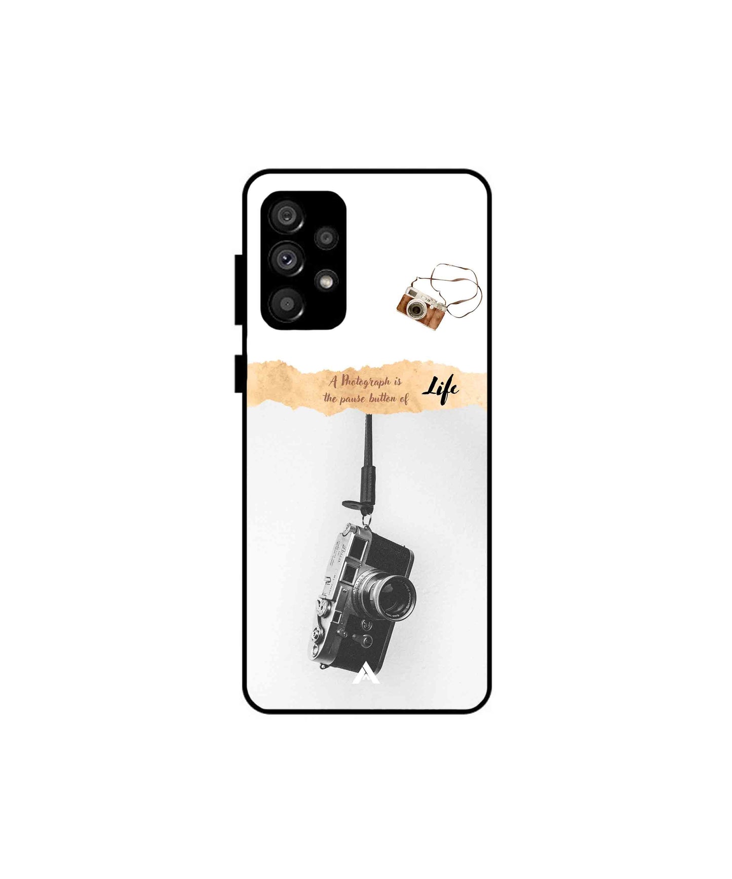 Photograph of life Metal Back Cover Phone Case for Samsung Galaxy A73