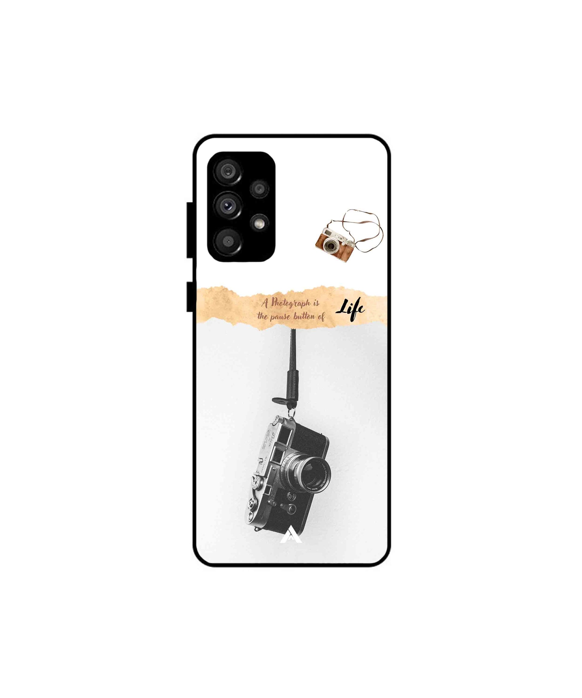 Photograph of life Metal Back Cover Phone Case for Samsung Galaxy A73