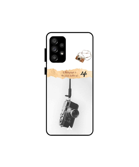 Photograph of life Metal Back Cover Phone Case for Samsung Galaxy A73