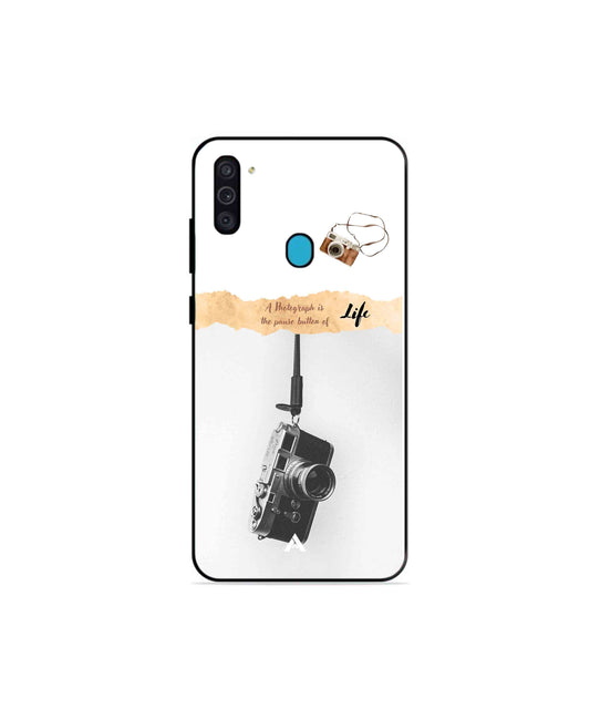 Photograph of life Metal Back Cover Phone Case for Samsung Galaxy F11