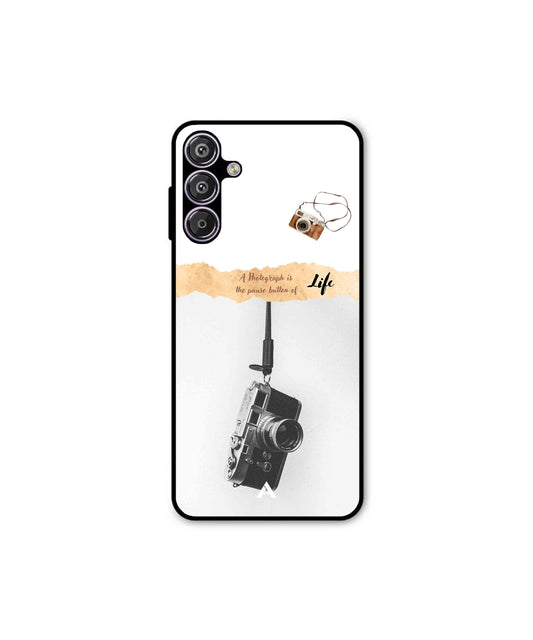 Photograph of life Metal Back Cover Phone Case for Samsung Galaxy M15