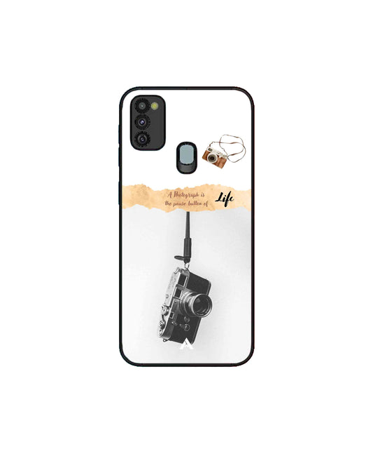 Photograph of life Metal Back Cover Phone Case for Samsung Galaxy M30s