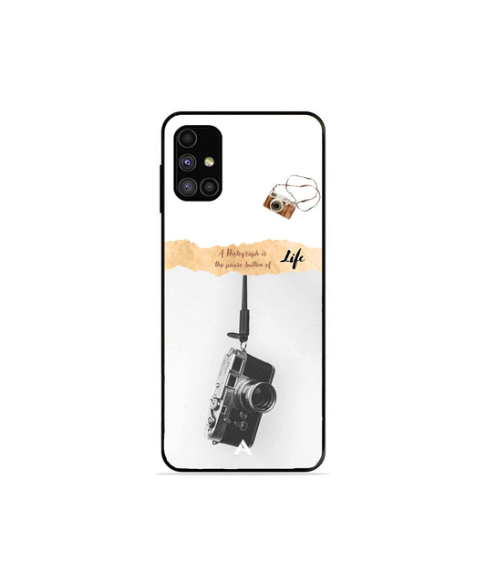 Photograph of life Metal Back Cover Phone Case for Samsung Galaxy M31s