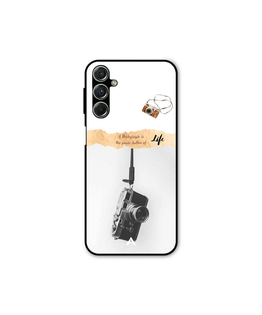 Photograph of life Metal Back Cover Phone Case for Samsung Galaxy M34