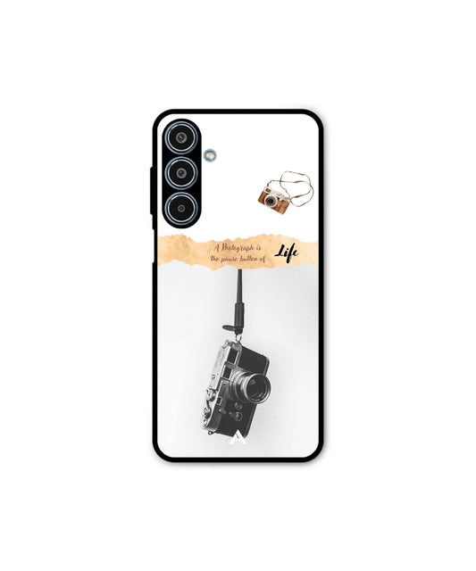 Photograph of life Metal Back Cover Phone Case for Samsung Galaxy M35