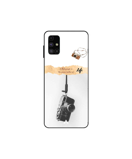 Photograph of life Metal Back Cover Phone Case for Samsung Galaxy M51