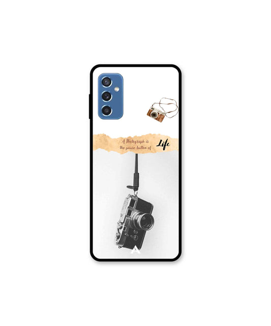 Photograph of life Metal Back Cover Phone Case for Samsung Galaxy M52