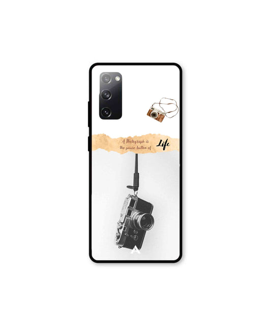 Photograph of life Metal Back Cover Phone Case for Samsung Galaxy S20 Fe