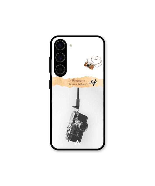 Photograph of life Metal Back Cover Phone Case for Samsung Galaxy S23