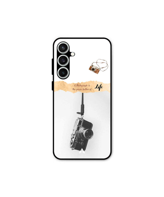 Photograph of life Metal Back Cover Phone Case for Samsung Galaxy S23 Fe