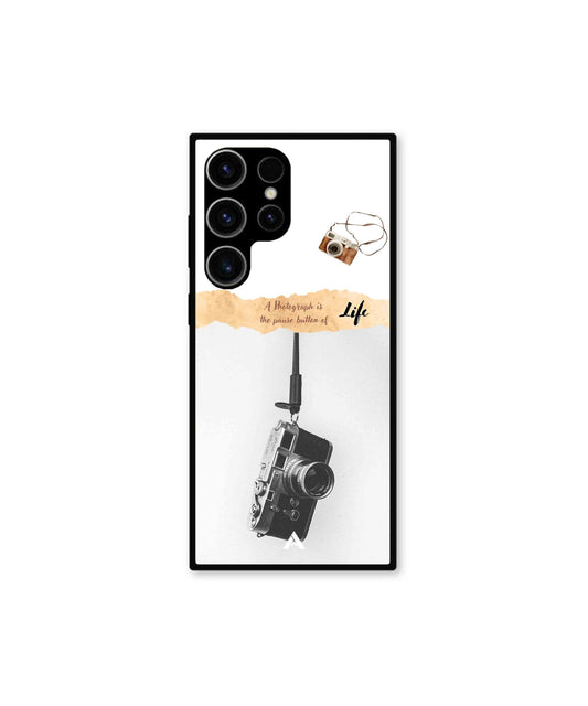 Photograph of life Metal Back Cover Phone Case for Samsung Galaxy S23 Ultra