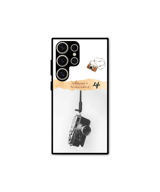 Photograph of life Metal Back Cover Phone Case for Samsung Galaxy S24 Ultra