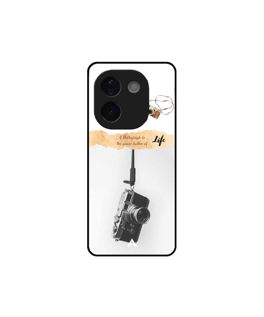 Photograph of life Metal Back Cover Phone Case for Vivo T3 Pro