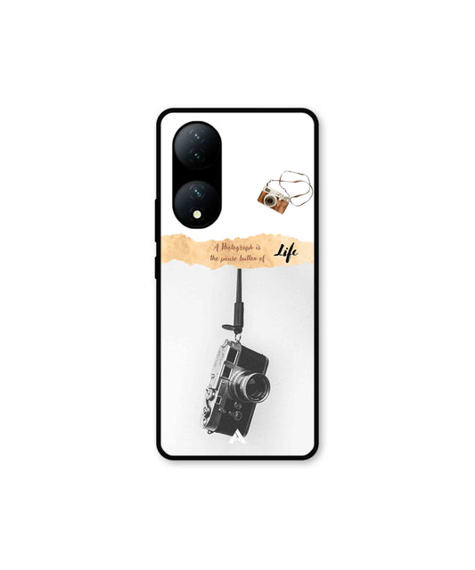 Photograph of life Metal Back Cover Phone Case for Vivo Y100a