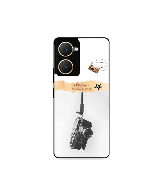 Photograph of life Metal Back Cover Phone Case for Vivo Y18e