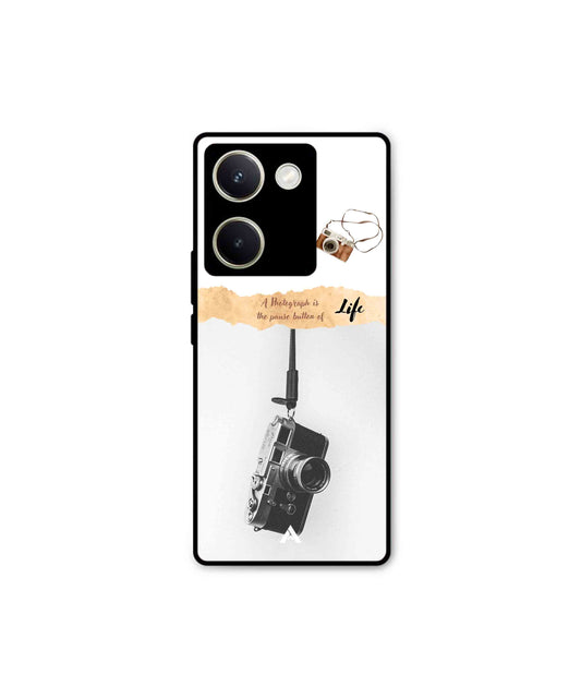 Photograph of life Metal Back Cover Phone Case for Vivo Y200 Pro
