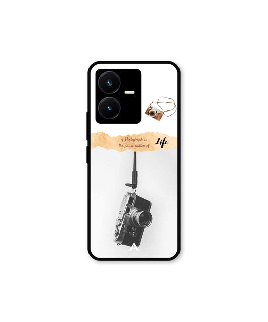 Photograph of life Metal Back Cover Phone Case for Vivo Y22