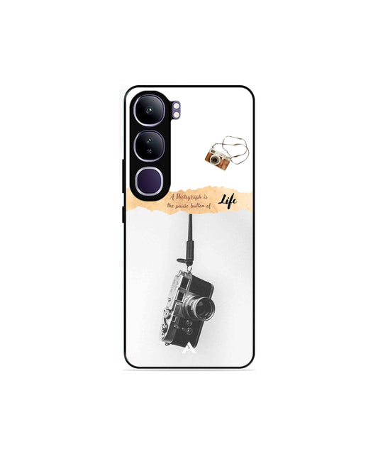 Photograph of life Metal Back Cover Phone Case for Vivo Y300