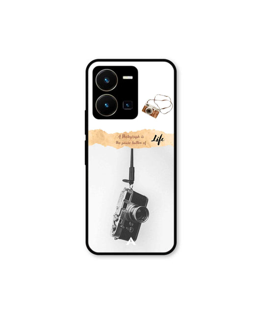 Photograph of life Metal Back Cover Phone Case for Vivo Y35
