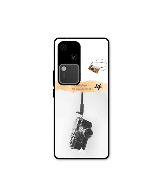 Photograph of life Metal Back Cover Phone Case for Vivo v30