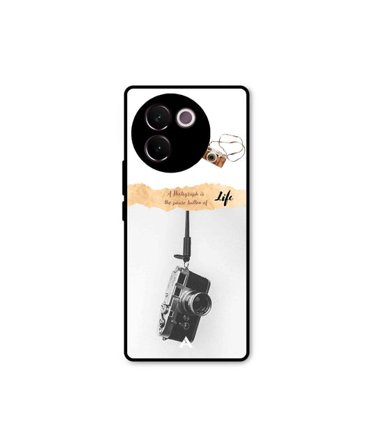Photograph of life Metal Back Cover Phone Case for Vivo v30e