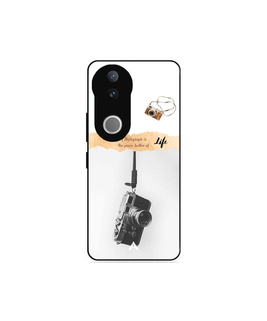 Photograph of life Metal Back Cover Phone Case for Vivo v50