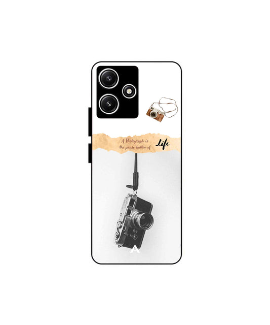 Photograph of life Metal Back Cover Phone Case for Xiaomi Redmi 12 5G