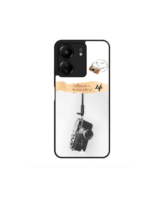 Photograph of life Metal Back Cover Phone Case for Xiaomi Redmi 13C 4G