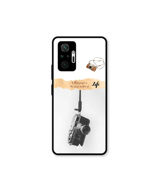 Photograph of life Metal Back Cover Phone Case for Xiaomi Redmi Note 10 Lite