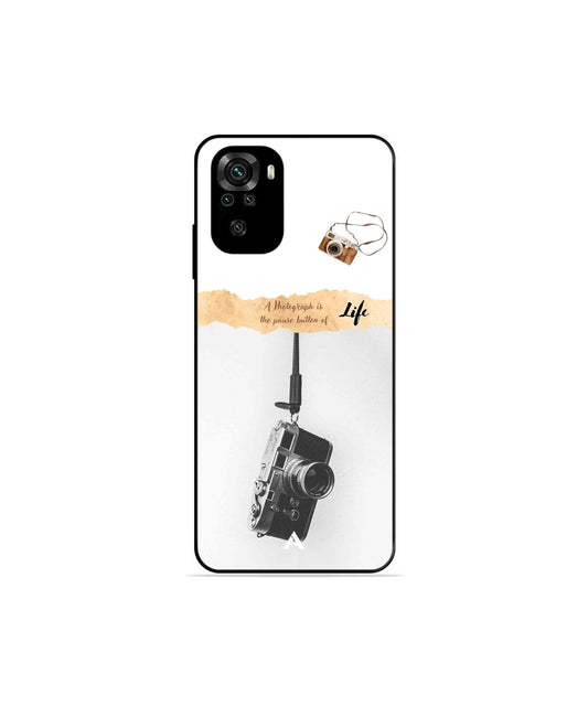 Photograph of life Metal Back Cover Phone Case for Xiaomi Redmi Note 10