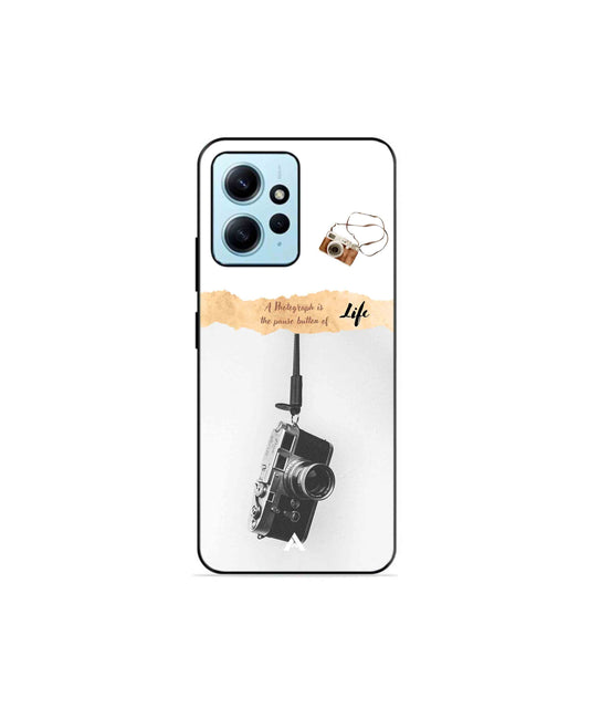 Photograph of life Metal Back Cover Phone Case for Xiaomi Redmi Note 12 4G
