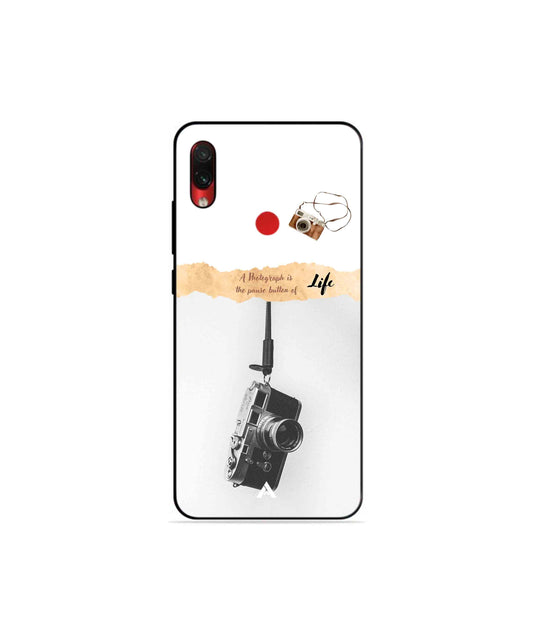 Photograph of life Metal Back Cover Phone Case for Xiaomi Redmi Note 7