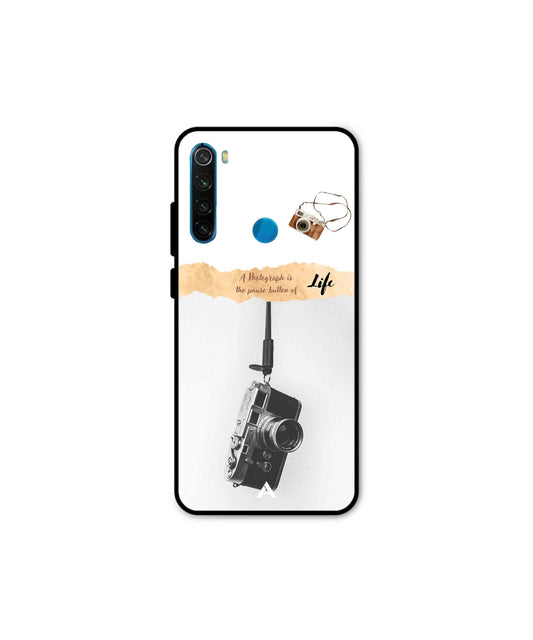 Photograph of life Metal Back Cover Phone Case for Xiaomi Redmi Note 8