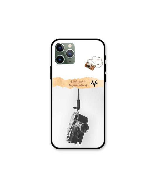 Photograph of life Metal Back Cover Phone Case for iPhone 11 Pro