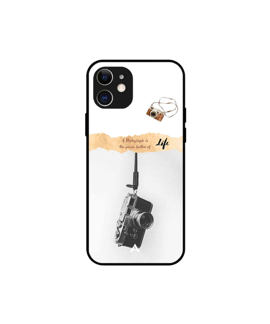 Photograph of life Metal Back Cover Phone Case for iPhone 12