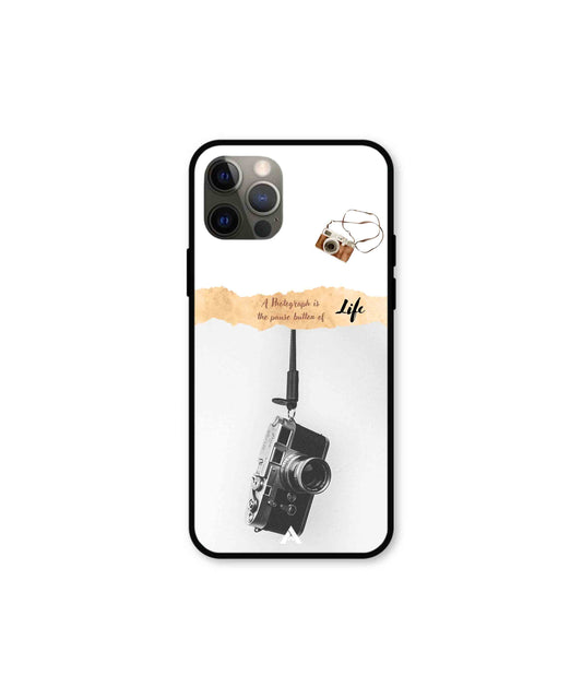 Photograph of life Metal Back Cover Phone Case for iPhone 12 Pro