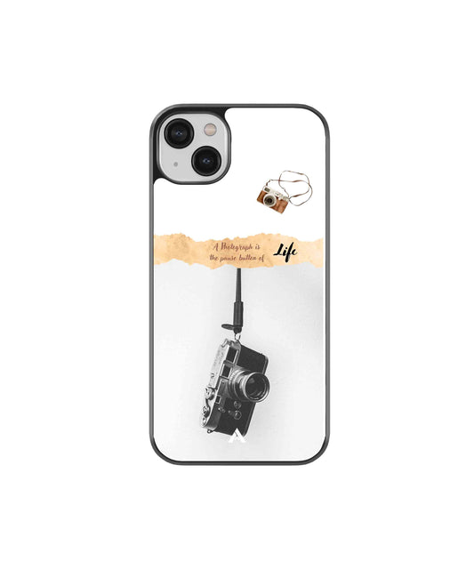 Photograph of life Metal Back Cover Phone Case for iPhone 13
