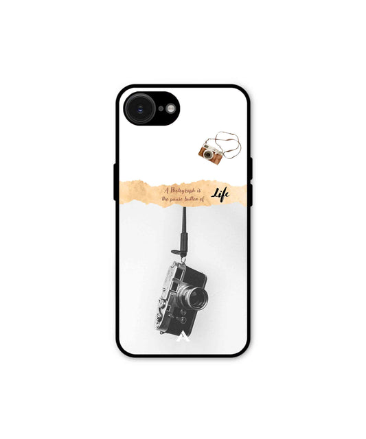 Photograph of life Metal Back Cover Phone Case for iPhone 16e