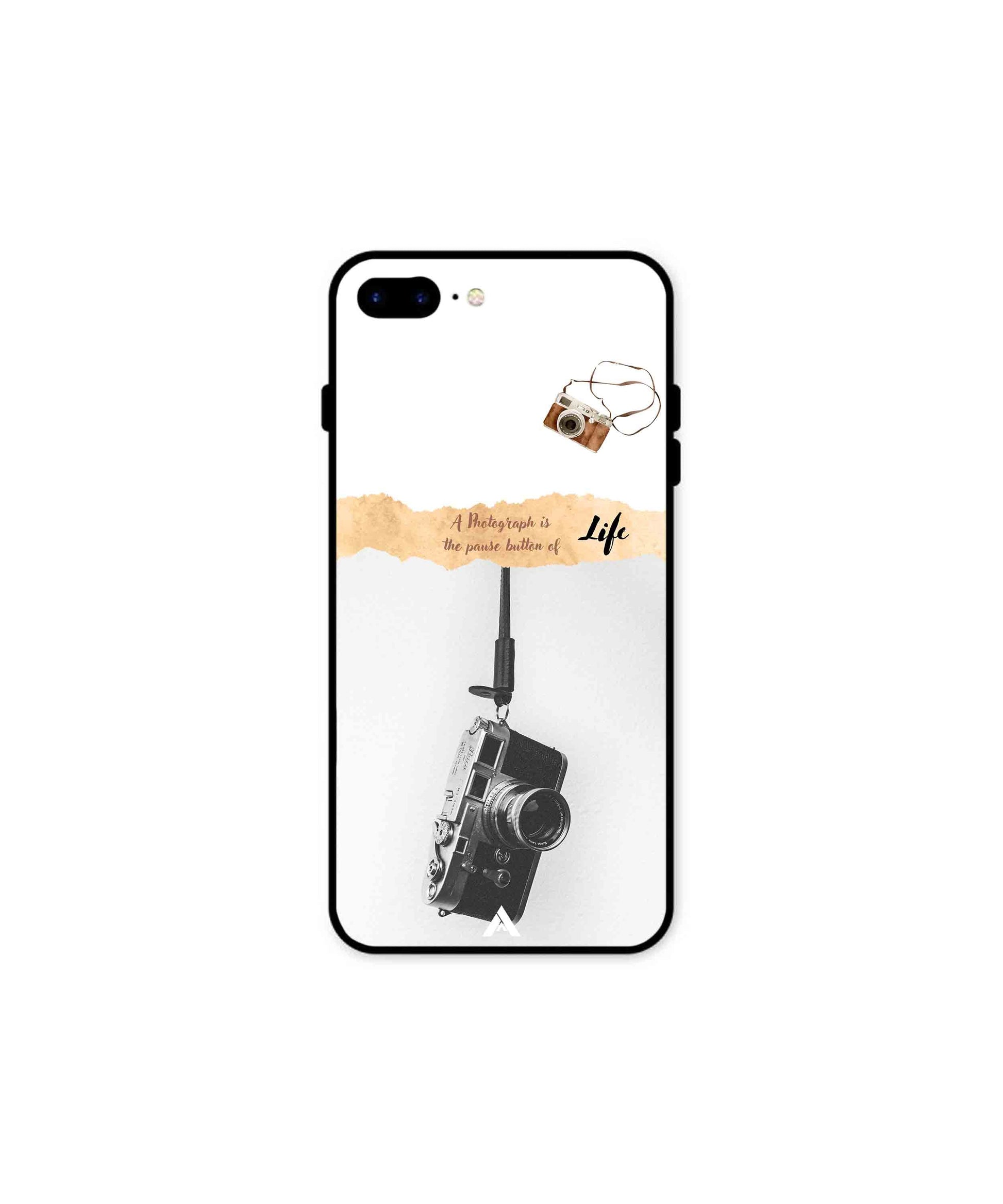 Photograph of life Metal Back Cover Phone Case for iPhone 8 Plus