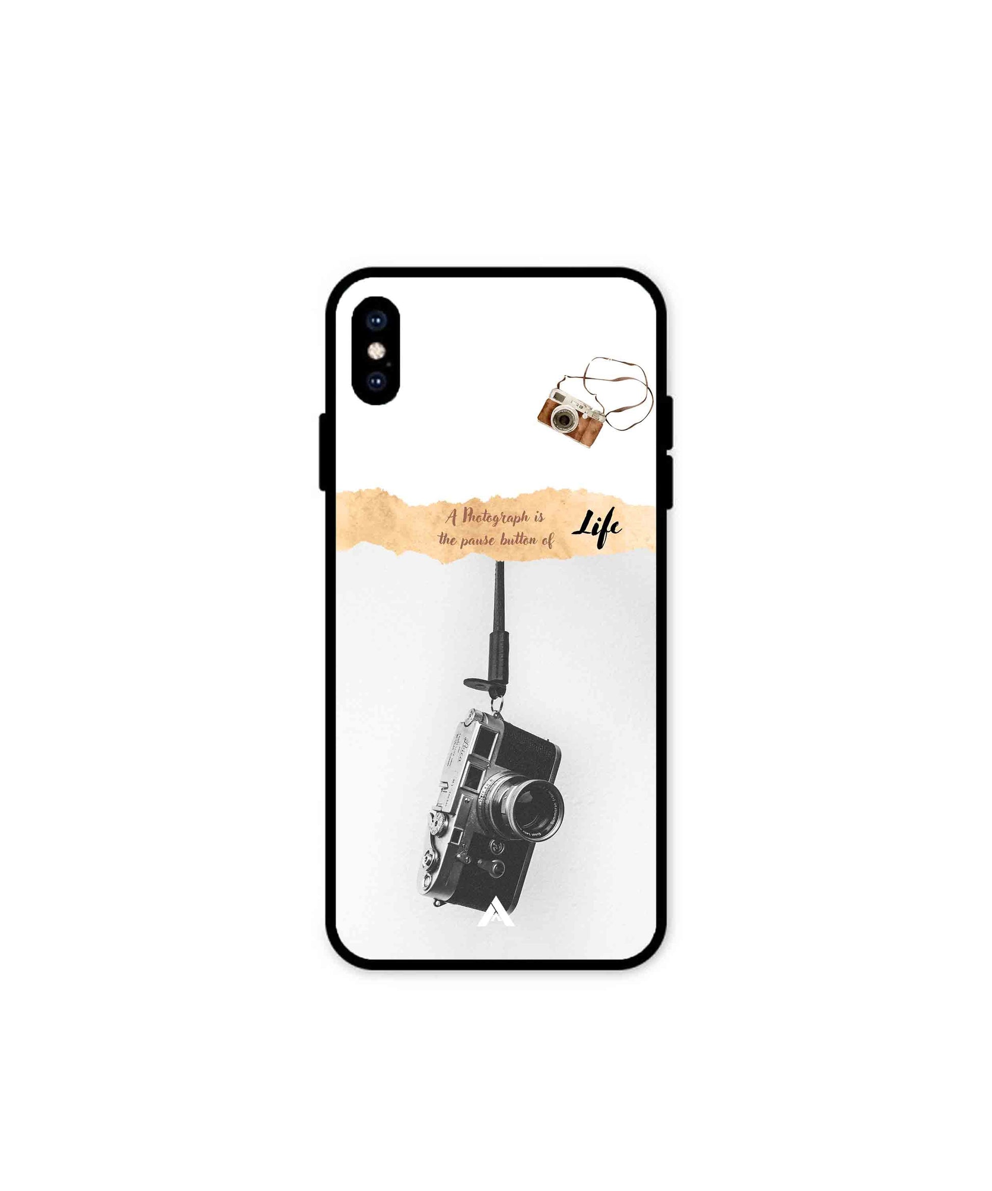 Photograph of life Metal Back Cover Phone Case for iPhone Xs Max
