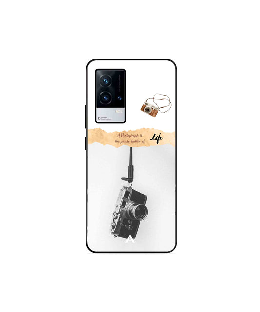 Photograph of life Metal Back Cover Phone Case for iQOO 8