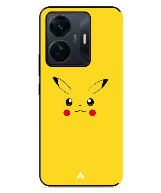 Pikachu Pokemon Metal Back Cover Phone Case for IQOO Z6 Pro