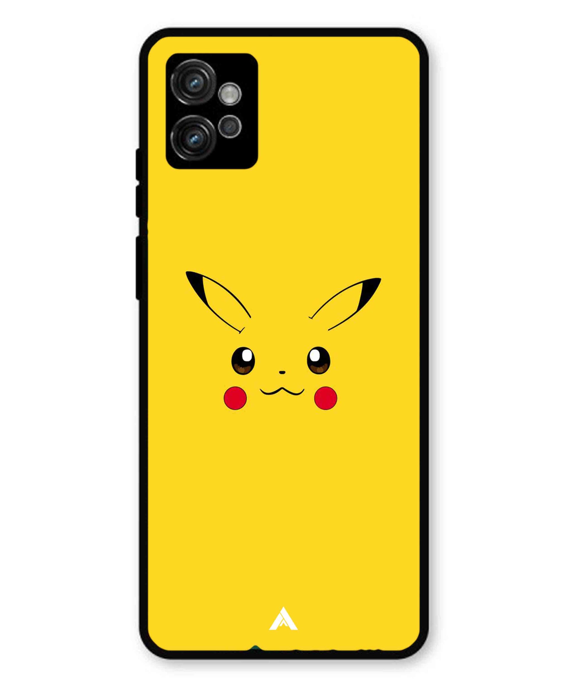 Pikachu Pokemon Metal Back Cover Phone Case for Moto G32