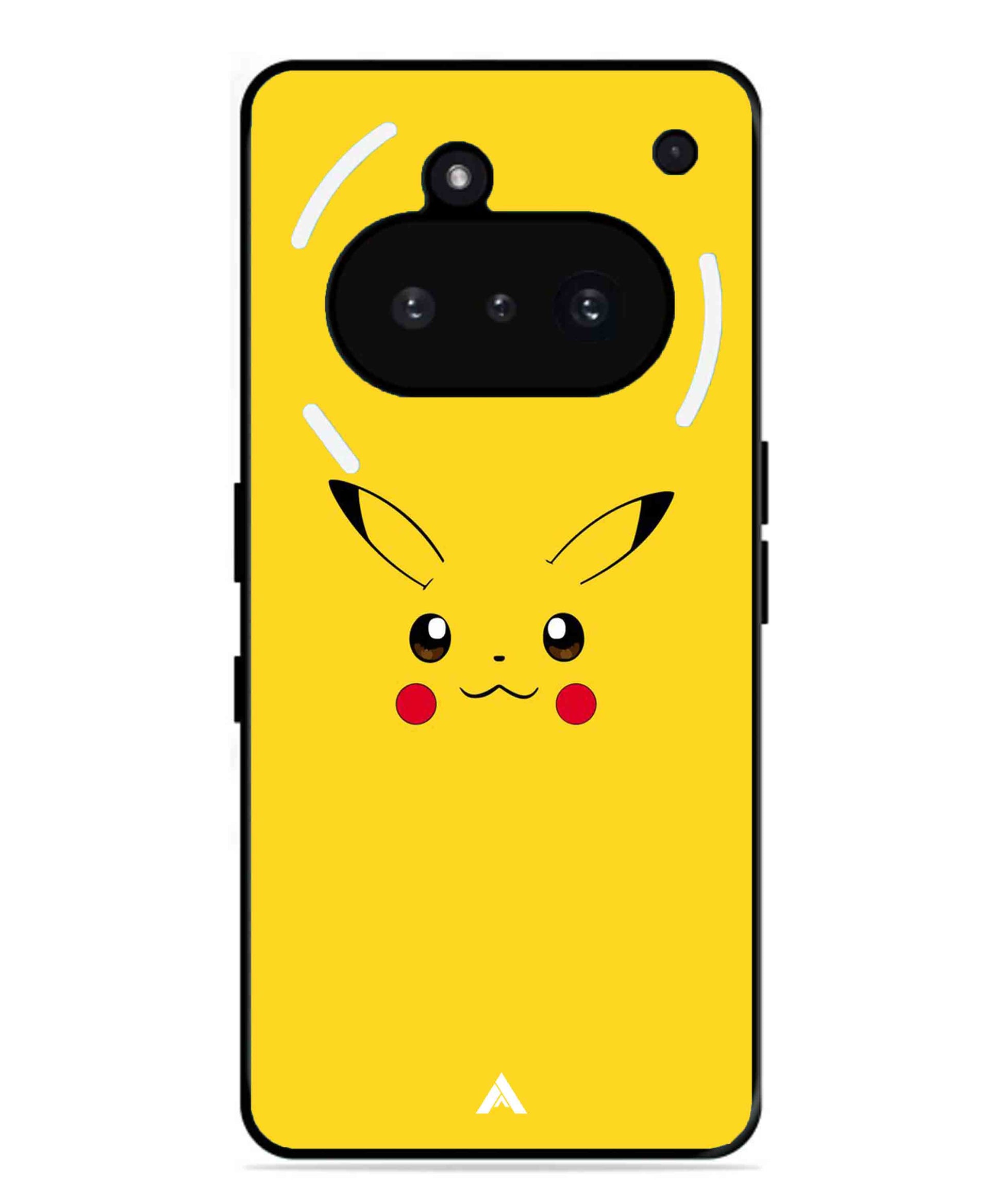 Pikachu Pokemon Metal Back Cover Phone Case for Nothing Phone 3a