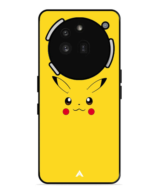 Pikachu Pokemon Metal Back Cover Phone Case for Nothing Phone 3a Pro