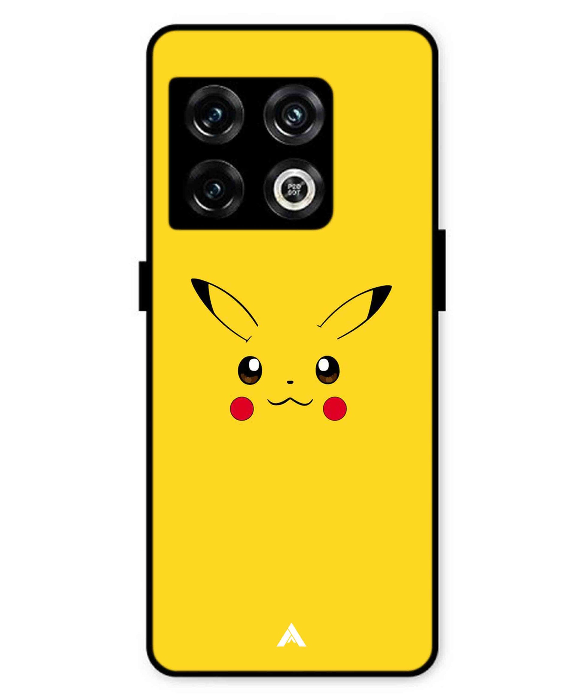 Pikachu Pokemon Metal Back Cover Phone Case for Oneplus 10 Pro