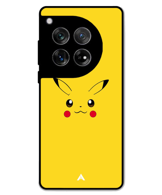 Pikachu Pokemon Metal Back Cover Phone Case for Oneplus 12